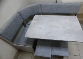 Кухонный уголок Миссия V велюр (цемент) в Среднеколымске - srednekolimsk.mebelnovo.ru | фото