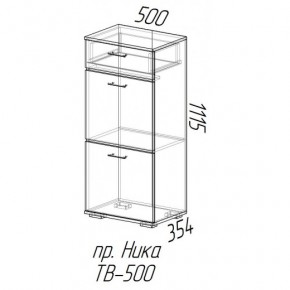 Ника тумба ТВ-500 (эра) в Среднеколымске - srednekolimsk.mebelnovo.ru | фото