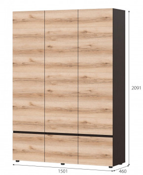 Шкаф 3-х Берген в Среднеколымске - srednekolimsk.mebelnovo.ru | фото