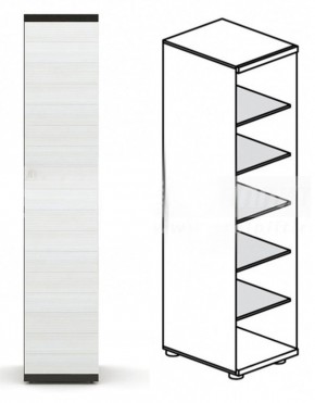 Шкаф однодверный Гретта СБ-637 в Среднеколымске - srednekolimsk.mebelnovo.ru | фото